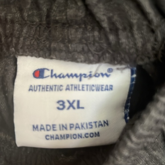 Plus Size Champion Authentic Athleticwear Gray 3XL Jogger Sweatpants - Picture 5 of 6